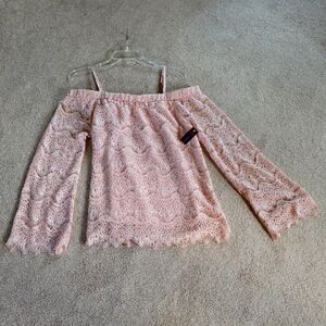 Blush Lace Top